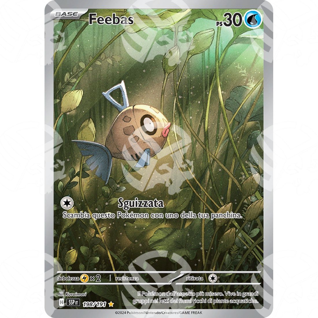 Scintille Folgoranti - Feebas - Illustration Rare 198/191 - Warcard
