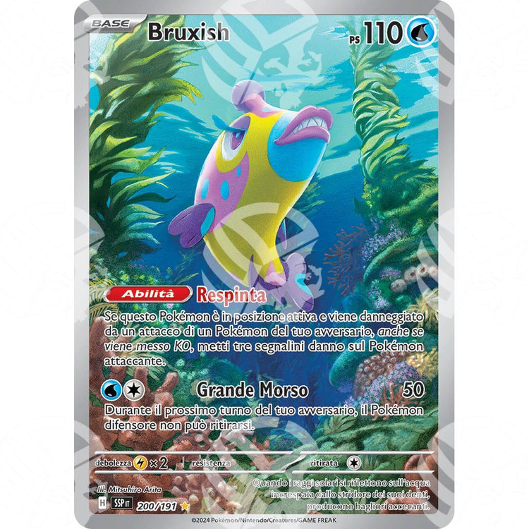 Scintille Folgoranti - Bruxish - Illustration Rare 200/191 - Warcard