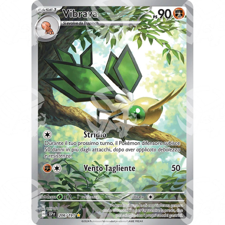 Scintille Folgoranti - Vibrava - Illustration Rare 206/191 - Warcard