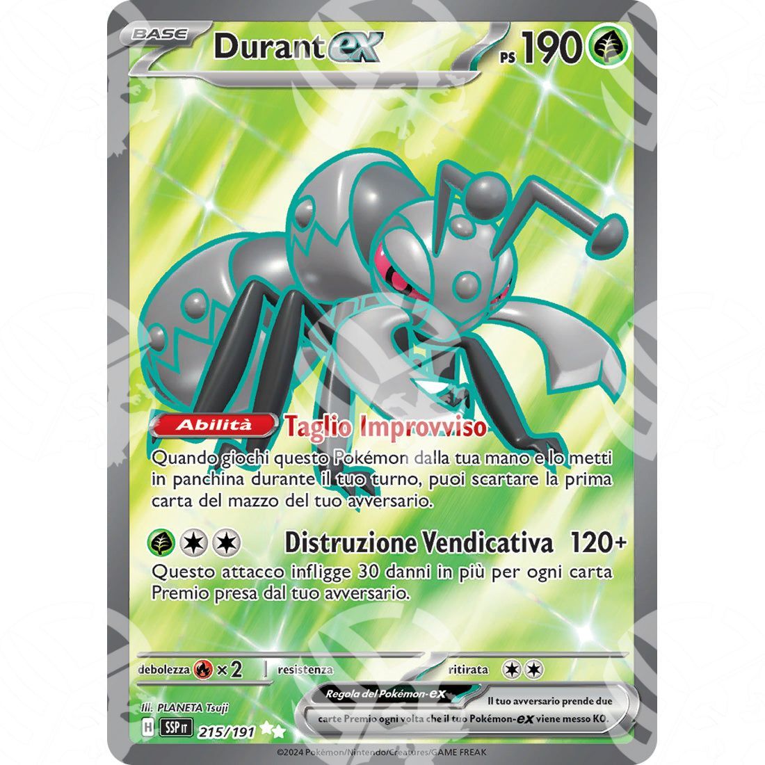 Scintille Folgoranti - Durant ex - Full-Art | 215/191 - Warcard