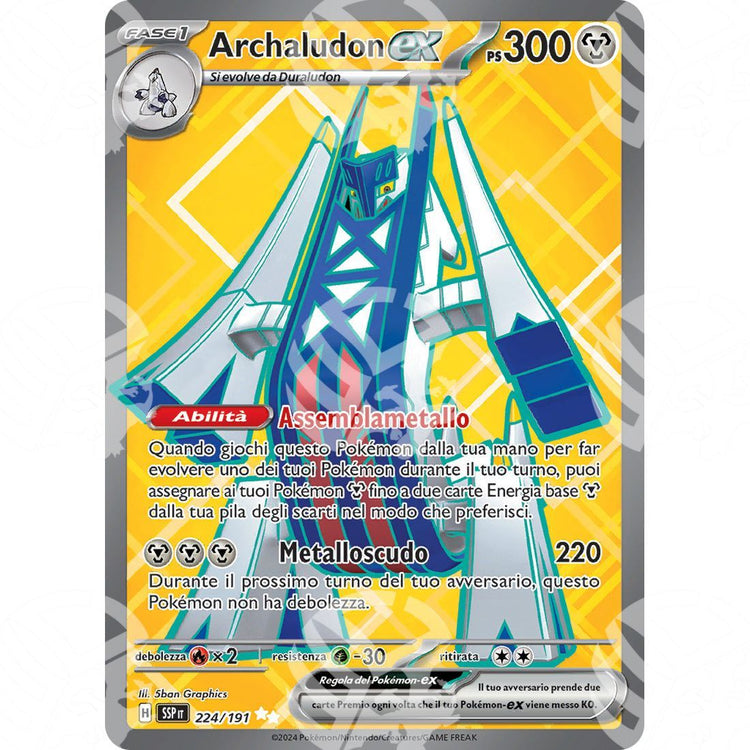 Scintille Folgoranti - Archaludon ex - Full-Art | 224/191 - Warcard