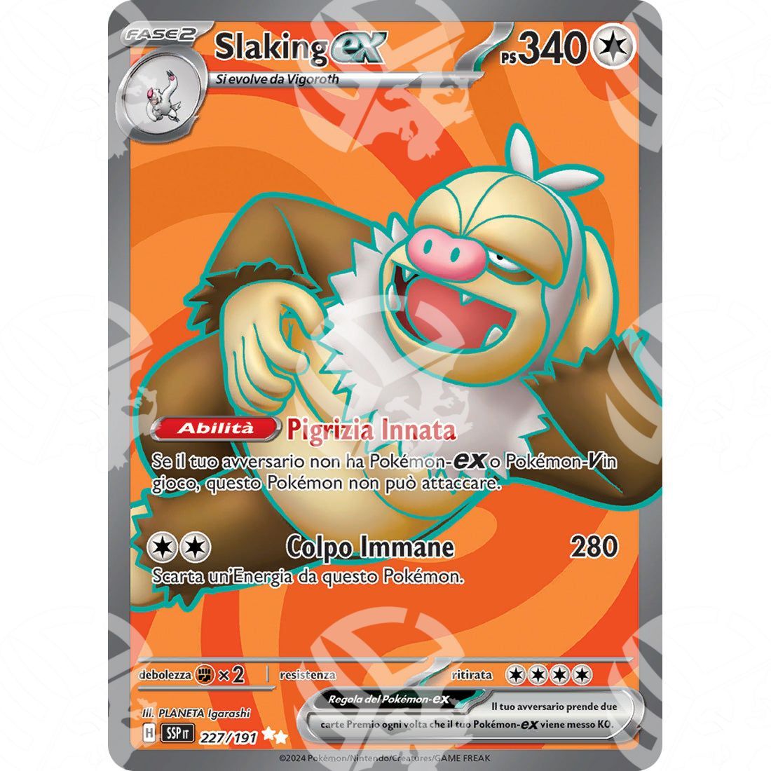 Scintille Folgoranti - Slaking ex - Full-Art | 227/191 - Warcard