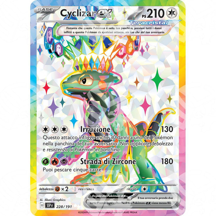 Scintille Folgoranti - Cyclizar ex - Full-Art | 228/191 - Warcard