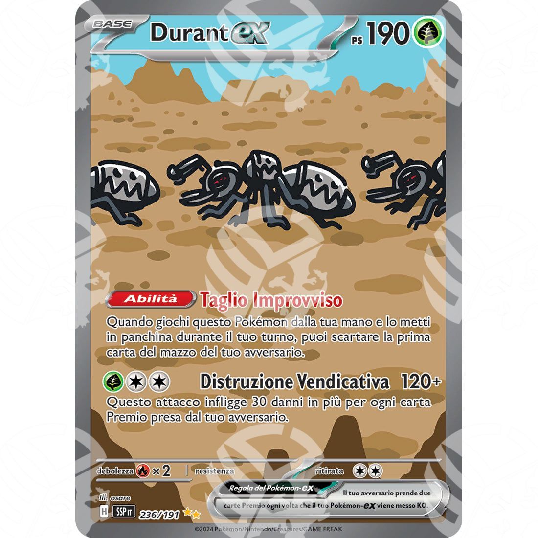 Scintille Folgoranti - Durant ex - Special Illustration Rare | 236/191 - Warcard