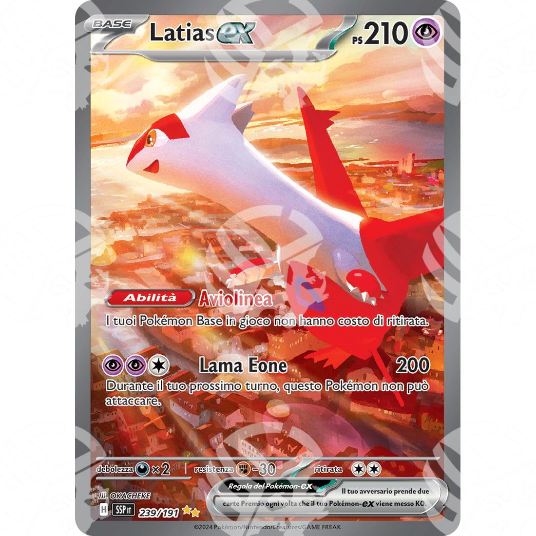 Scintille Folgoranti - Latias ex - Special Illustration Rare | 239/191 - Warcard