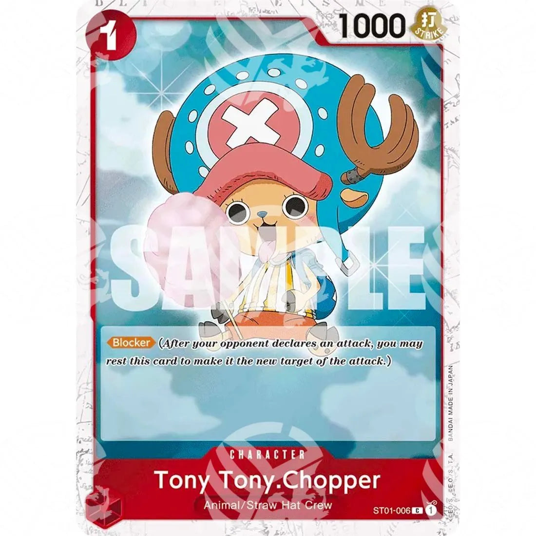 The Best - Premium Booster - Tony Tony.Chopper - Jolly Roger Foil-ST01-006j -592