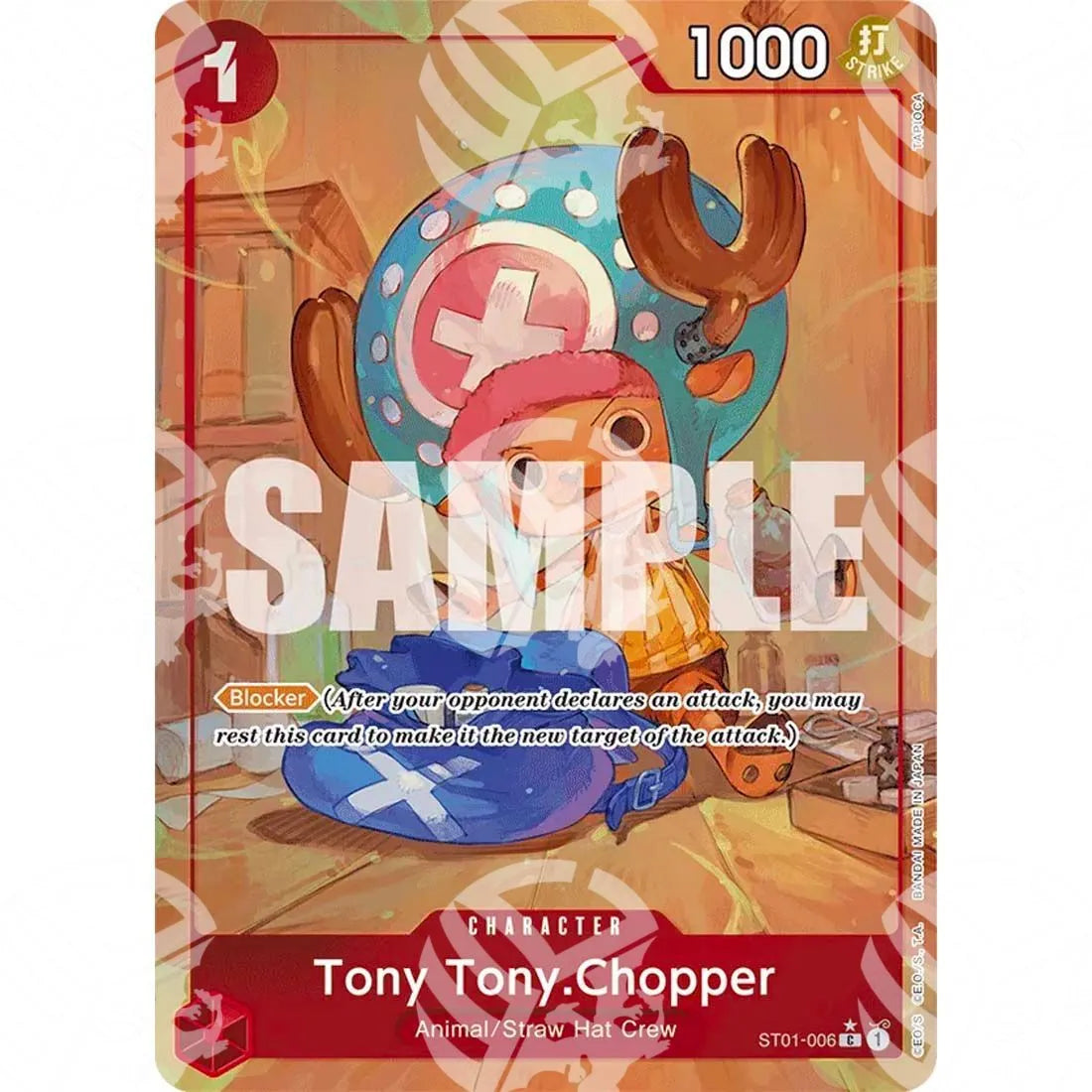The Best - Premium Booster - Tony Tony.Chopper - Alternate Art-ST01-006a -664