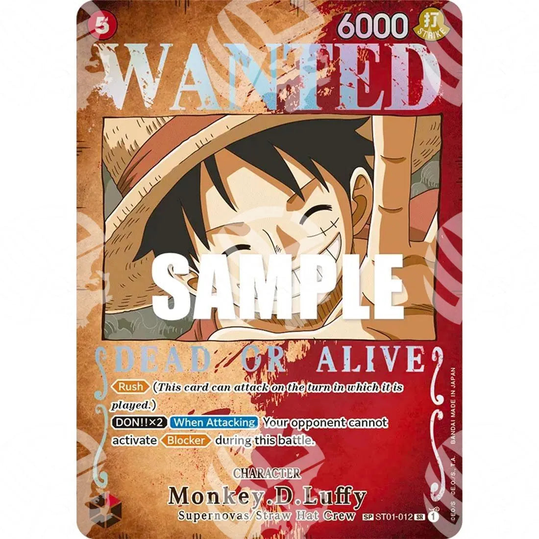 Pillars of Strength - Monkey.D.Luffy - WANTED | Alternate Art-ST01-012 -556