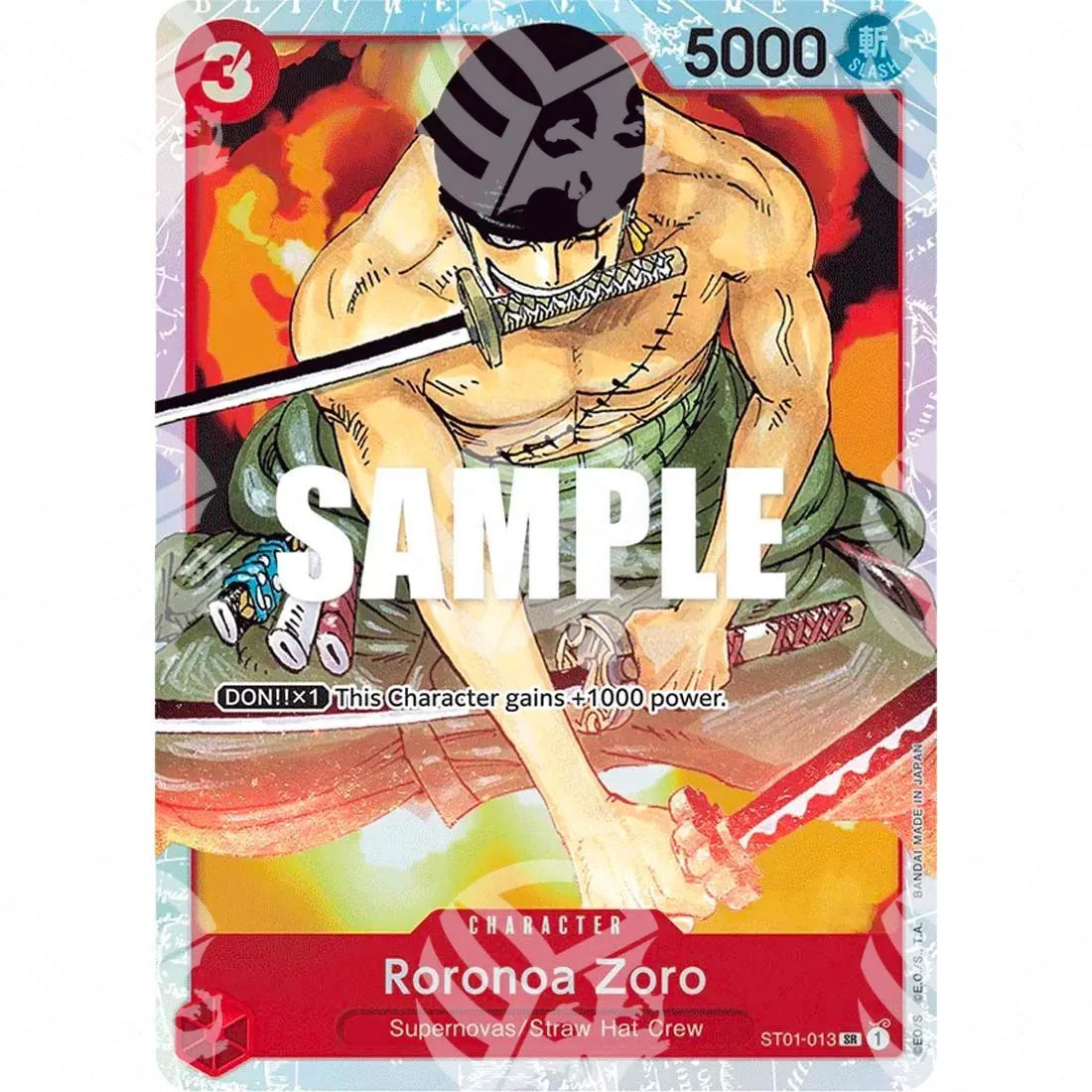 Starter Deck: Straw Hat Crew - Roronoa Zoro - Super Pre-Release Stamp-ST01-013p -230