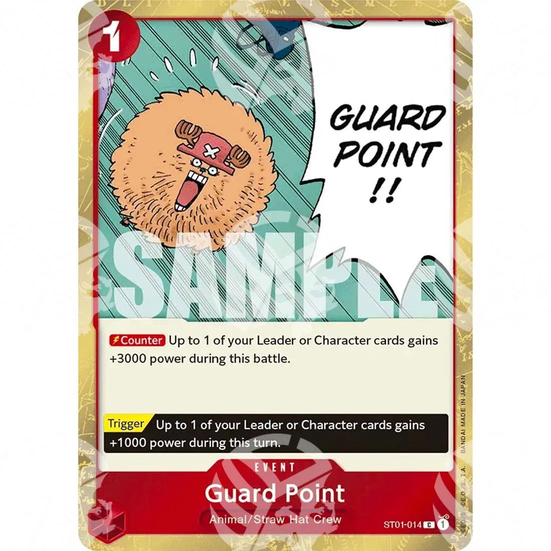 The Best - Premium Booster - Guard Point - Textured Foil-ST01-014t -556