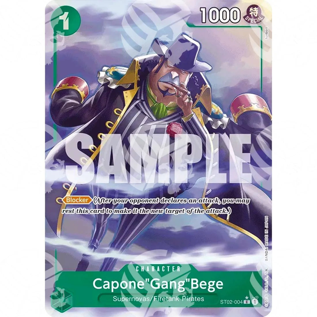 The Best - Premium Booster - Capone"Gang"Bege - Alternate Art-ST02-004a -358