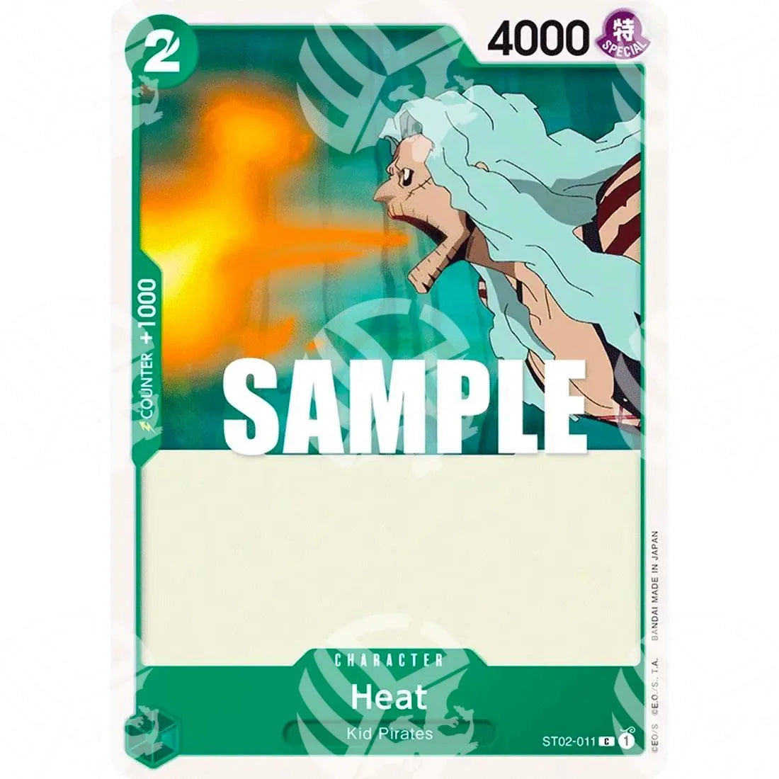 Starter Deck: Worst Generation - Heat - Super Pre-Release Stamp-ST02-011p -269