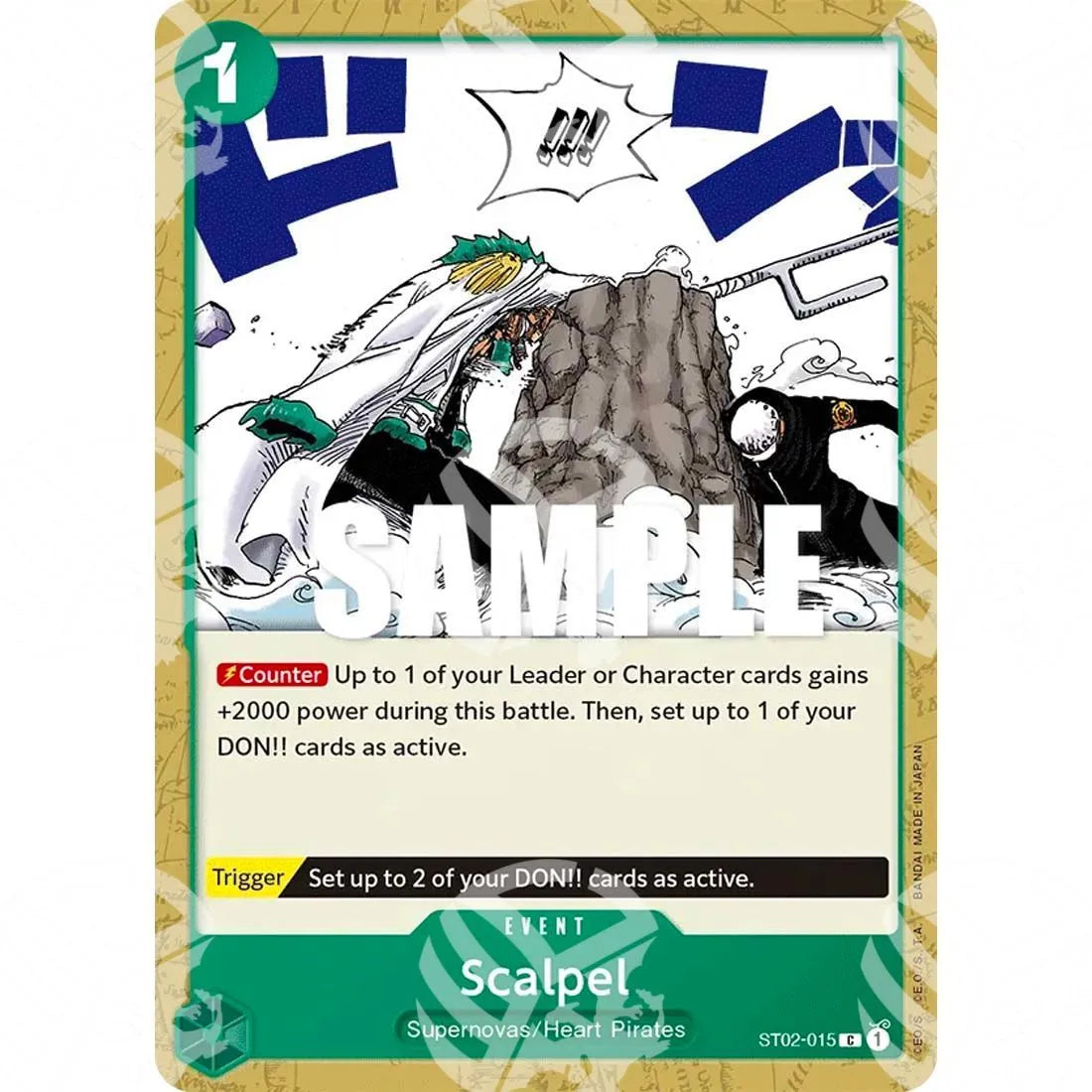 Starter Deck: Worst Generation - Scalpel - Super Pre-Release Stamp-ST02-015p -280