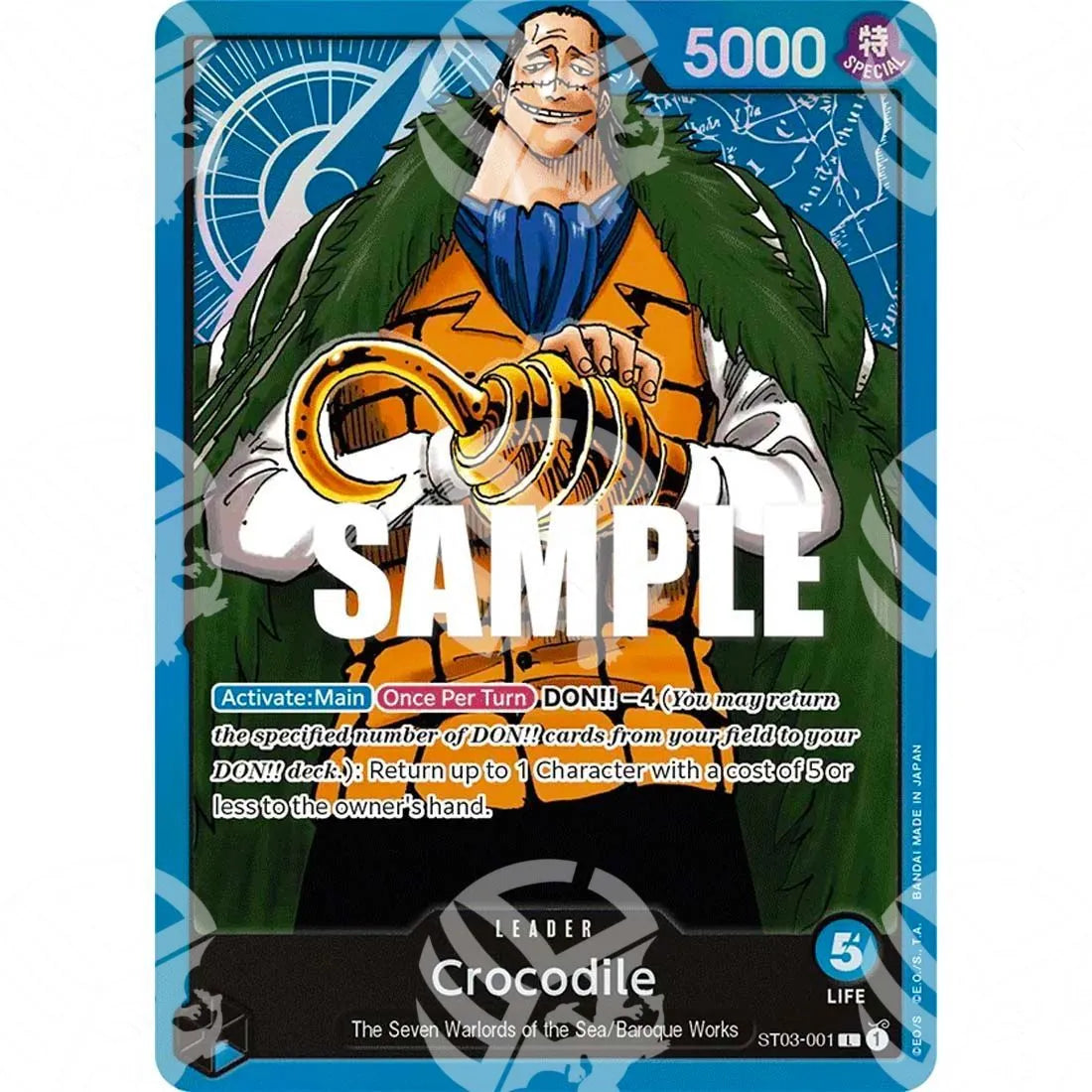 Starter Deck: The Seven Warlords of the Sea - Crocodile - Foil Leader-ST03-001 -295