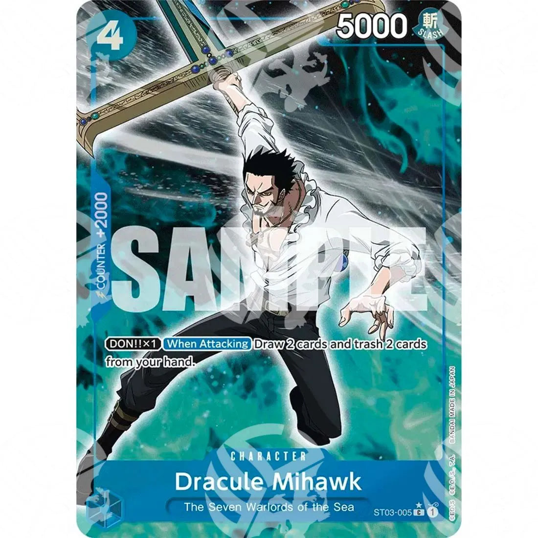 The Best - Premium Booster - Dracule Mihawk - Full Art-ST03-005f -396