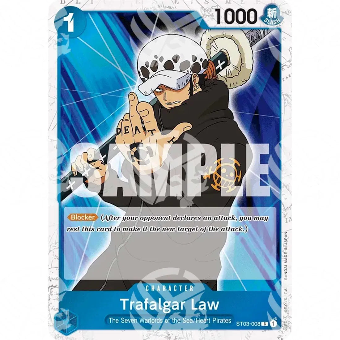 The Best - Premium Booster - Trafalgar Law - Jolly Roger Foil-ST03-008 -665