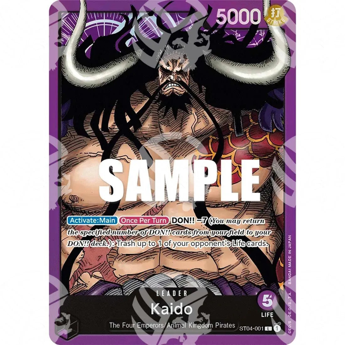 Starter Deck: Animal Kingdom Pirates - Kaido - Foil Leader-ST04-001 -331