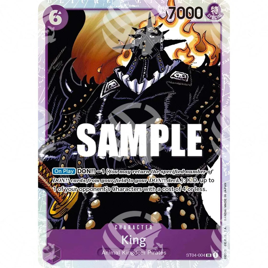 Starter Deck: Animal Kingdom Pirates - King - Foil Super Rare-ST04-004 -336