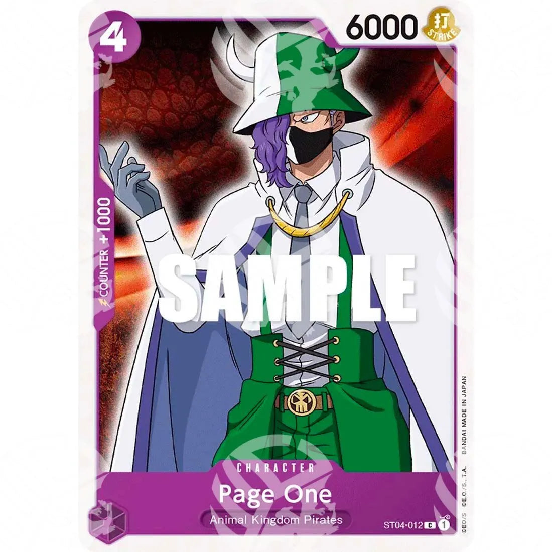 Starter Deck: Animal Kingdom Pirates - Page One - Super Pre-Release Stamp-ST04-012p -353