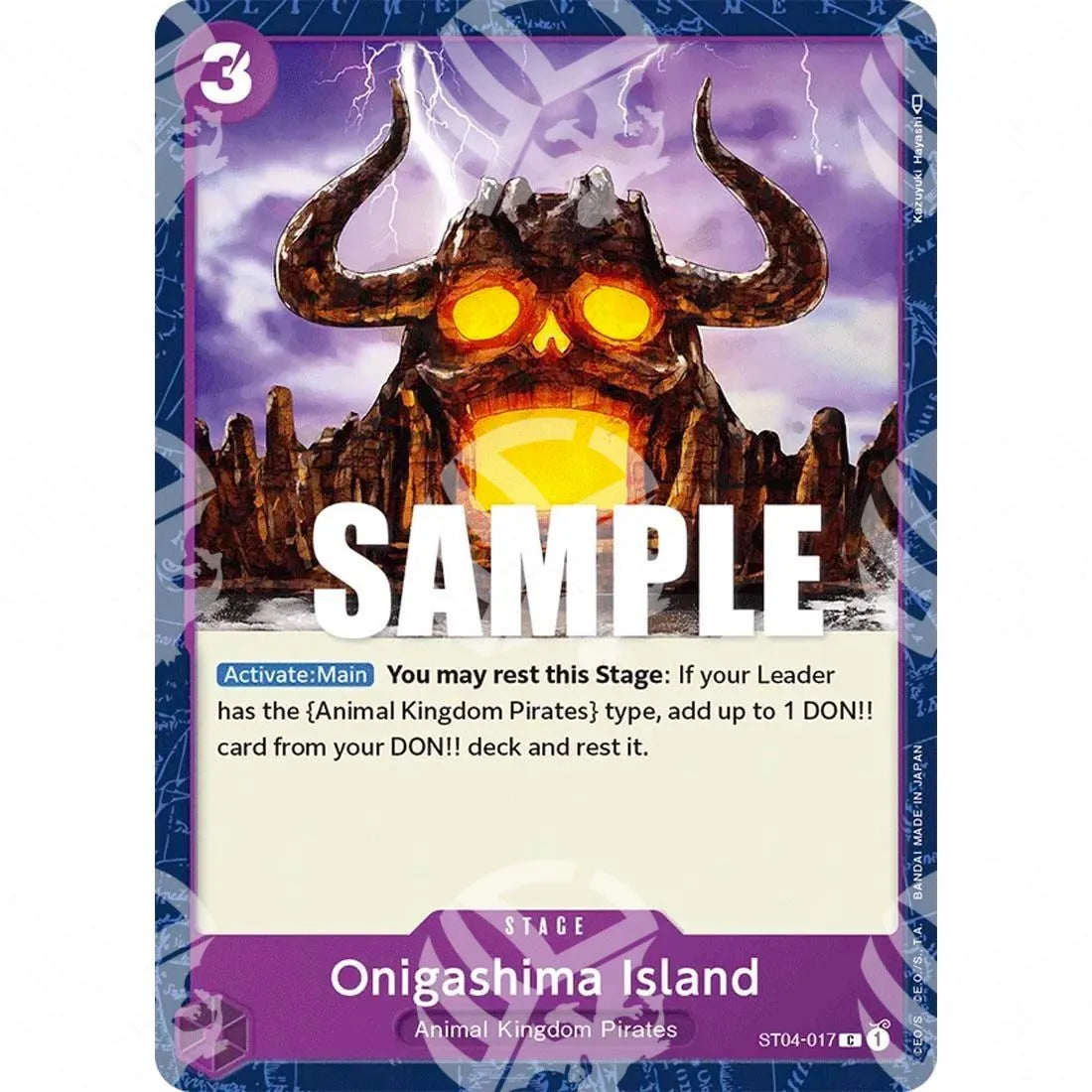 Starter Deck: Animal Kingdom Pirates - Onigashima Island - Super Pre-Release Stamp-ST04-017p -363