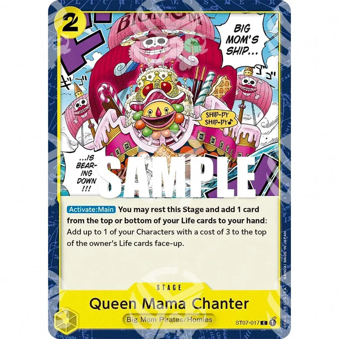 Starter Deck Big Mom Pirates - Queen Mama Chanter-ST07-017 -503