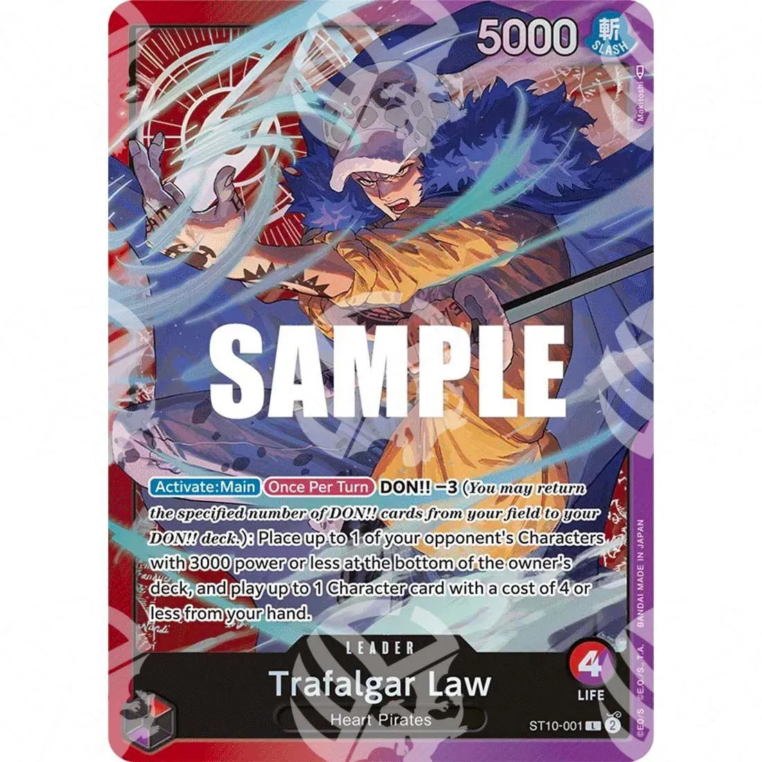 Ultra Deck -The Three Captains - Trafalgar Law-ST10-001 -778