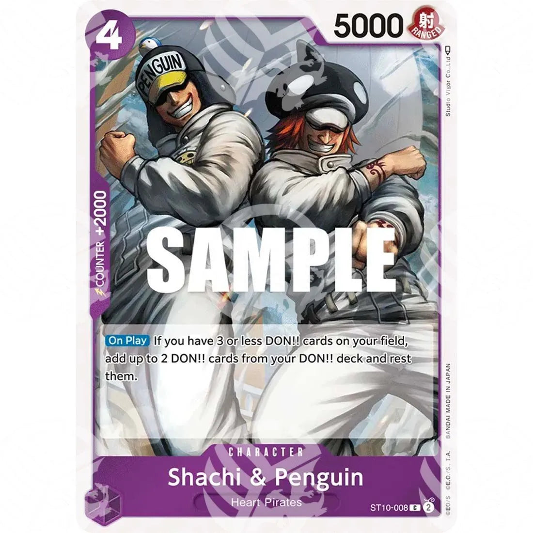 Ultra Deck -The Three Captains - Shachi & Penguin-ST10-008 -779
