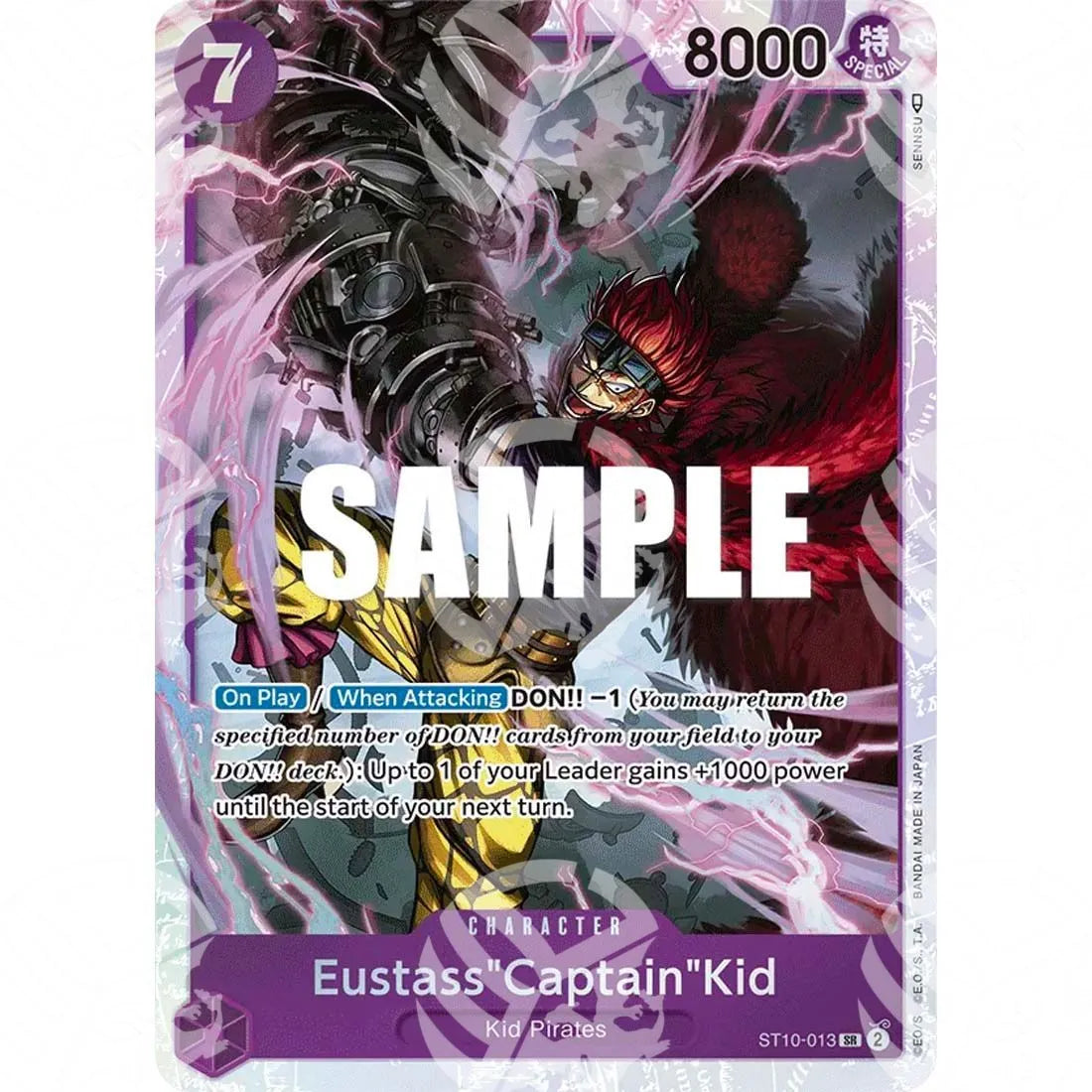 Ultra Deck -The Three Captains - Eustass"Captain"Kid-ST10-013 -791