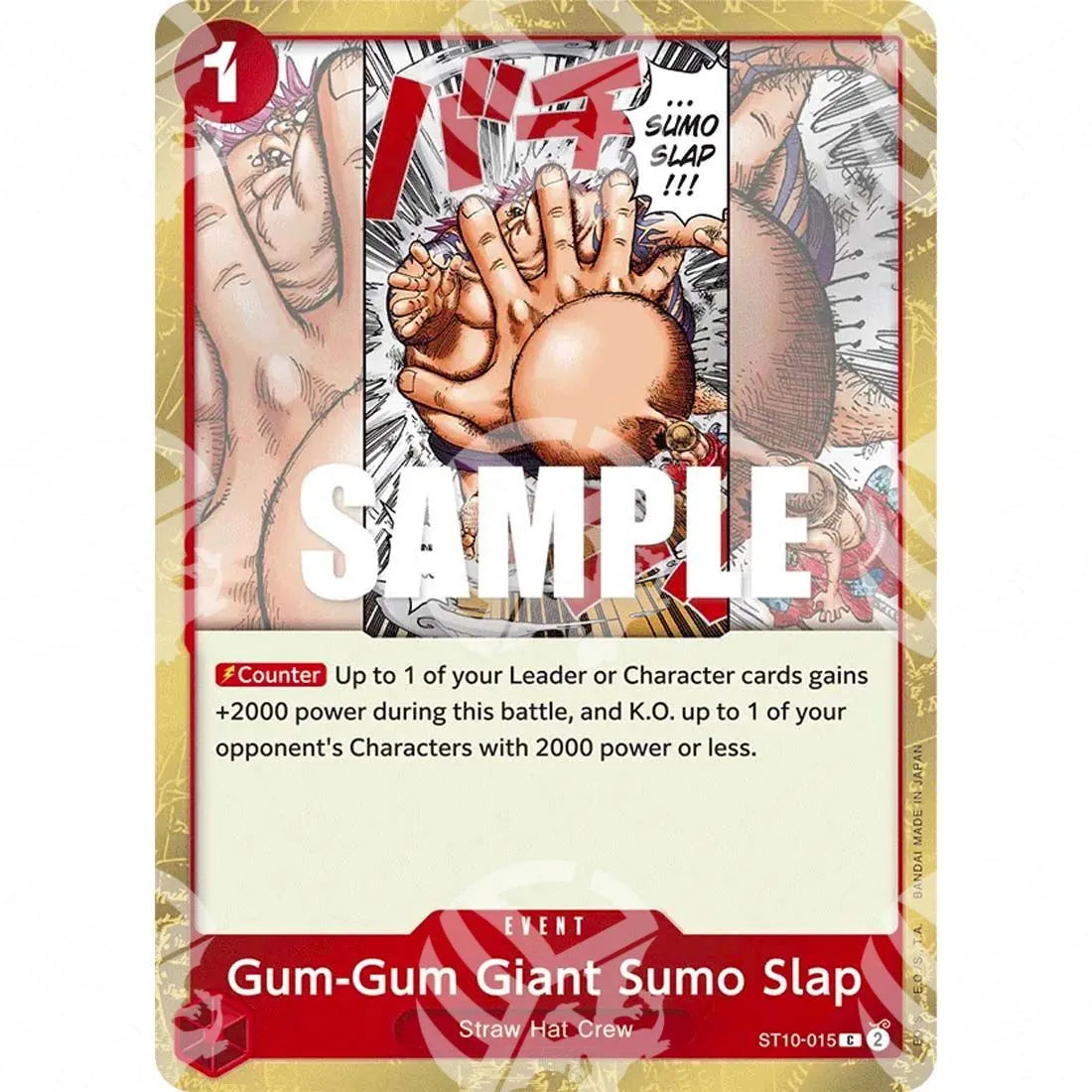 Ultra Deck -The Three Captains - Gum-Gum Giant Sumo Slap-ST10-015 -788