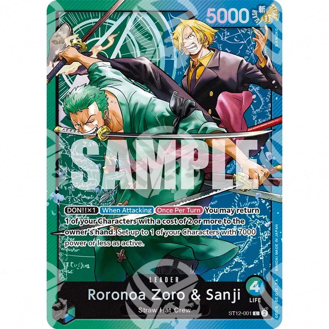 Starter Deck Zoro & Sanji - Roronoa Zoro & Sanji-ST12-001 -749