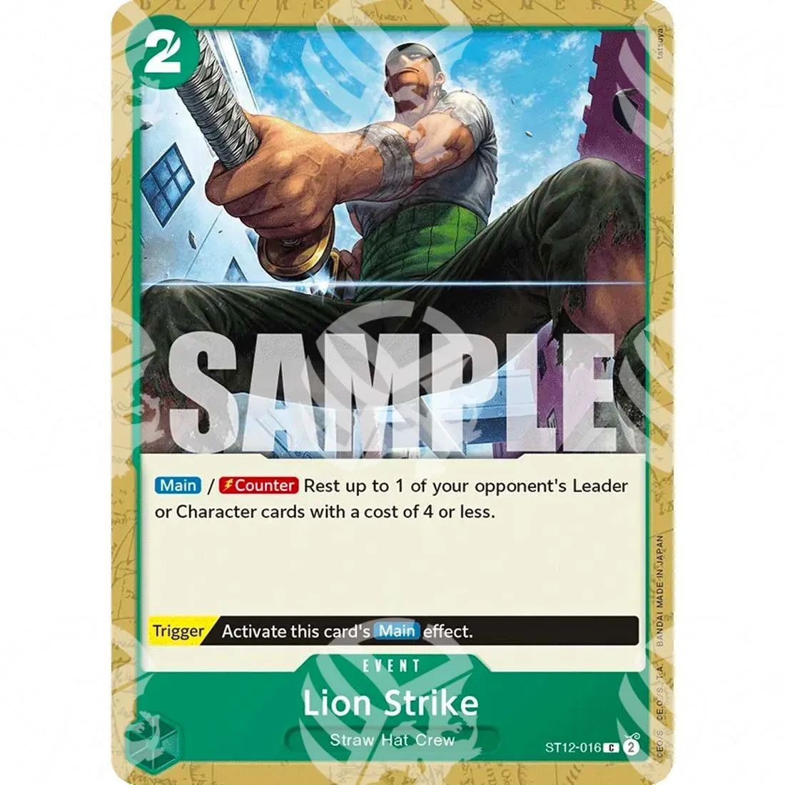 Starter Deck Zoro & Sanji - Lion Strike-ST12-016 -736