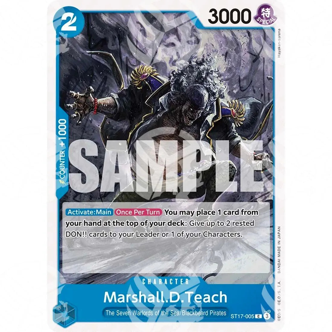 Starter Deck Donquixote Doflamingo - Marshall.D.Teach-ST17-005 -522