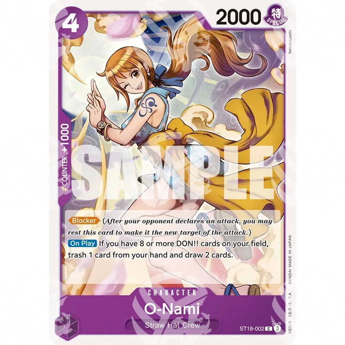 Starter Deck: Purple Monkey.D.Luffy - O-Nami-ST18-002 -560