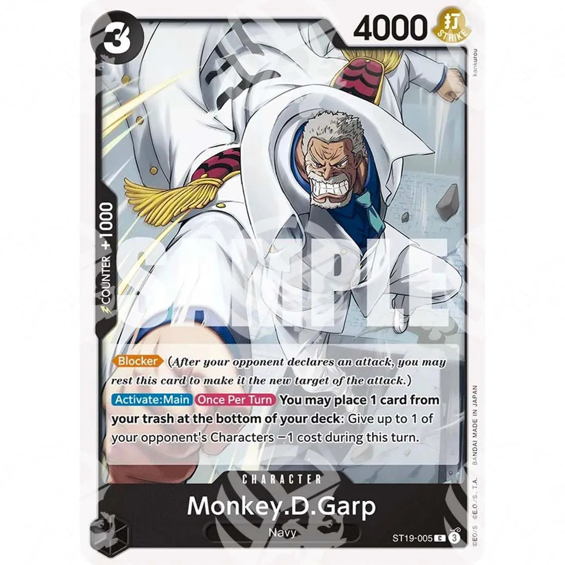 Starter Deck Smoker - Monkey.D.Garp-ST19-005 -544