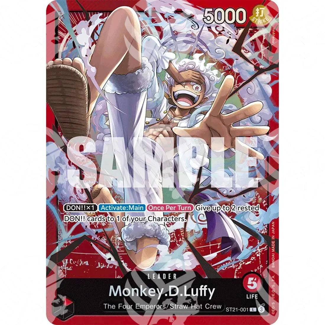 Starter Deck EX Gear 5 - Monkey.D.Luffy-ST21-001 -533