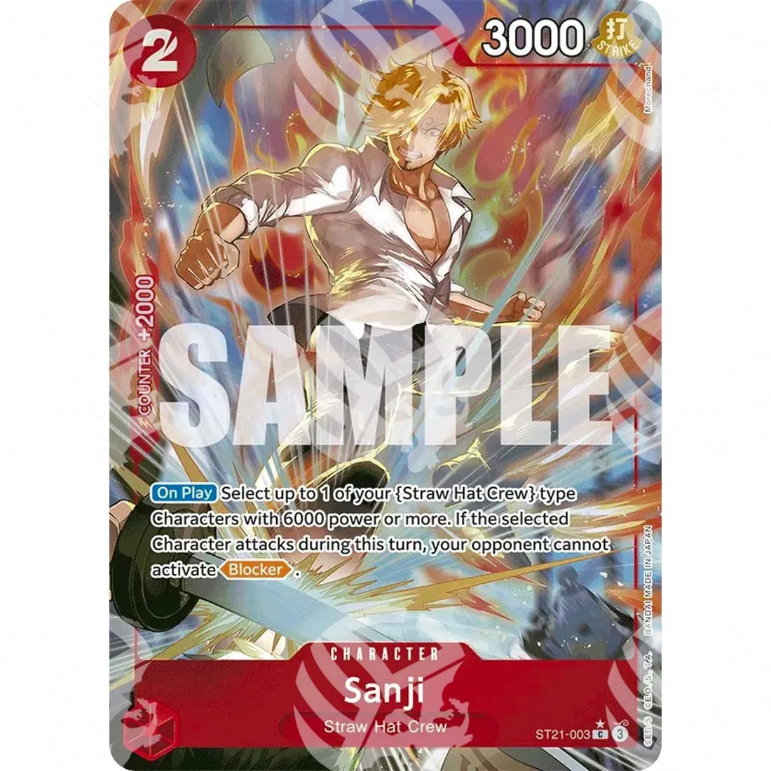 Starter Deck EX Gear 5 - Sanji - Alternate Art-ST21-003a -561
