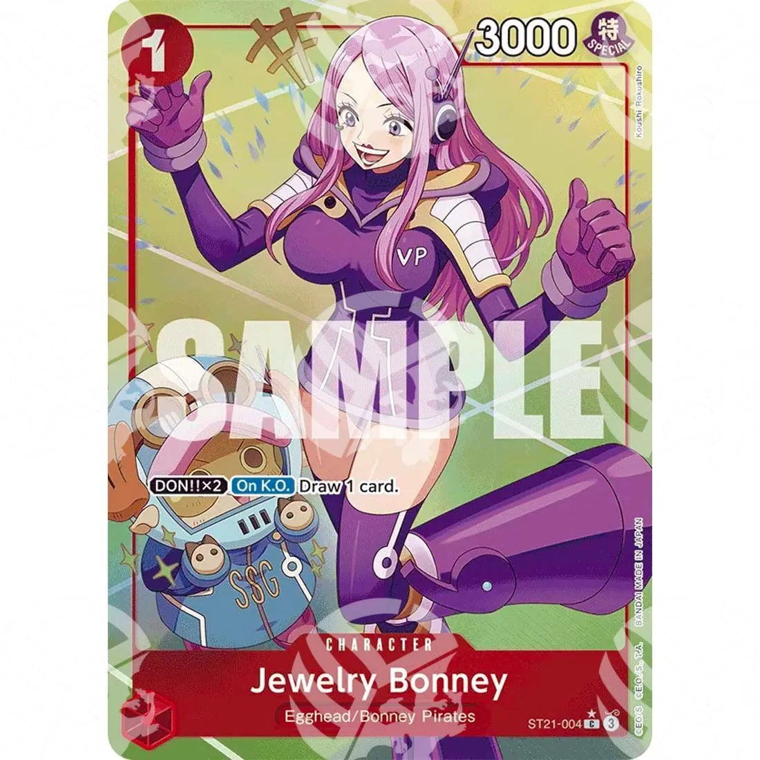 Starter Deck EX Gear 5 - Jewelry Bonney - Alternate Art-ST21-004a -539