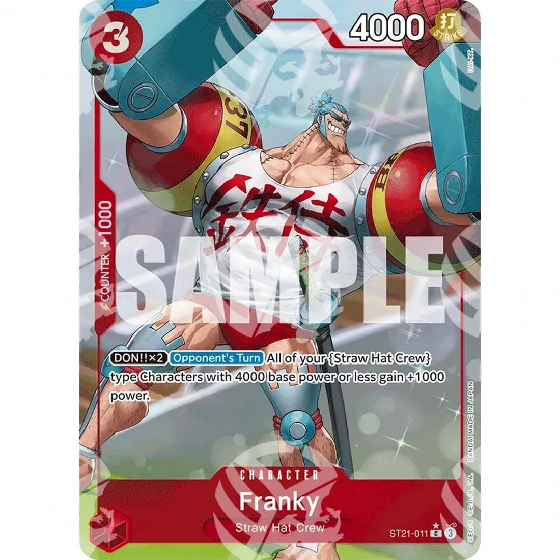 Starter Deck EX Gear 5 - Franky - Alternate Art-ST21-011a -530