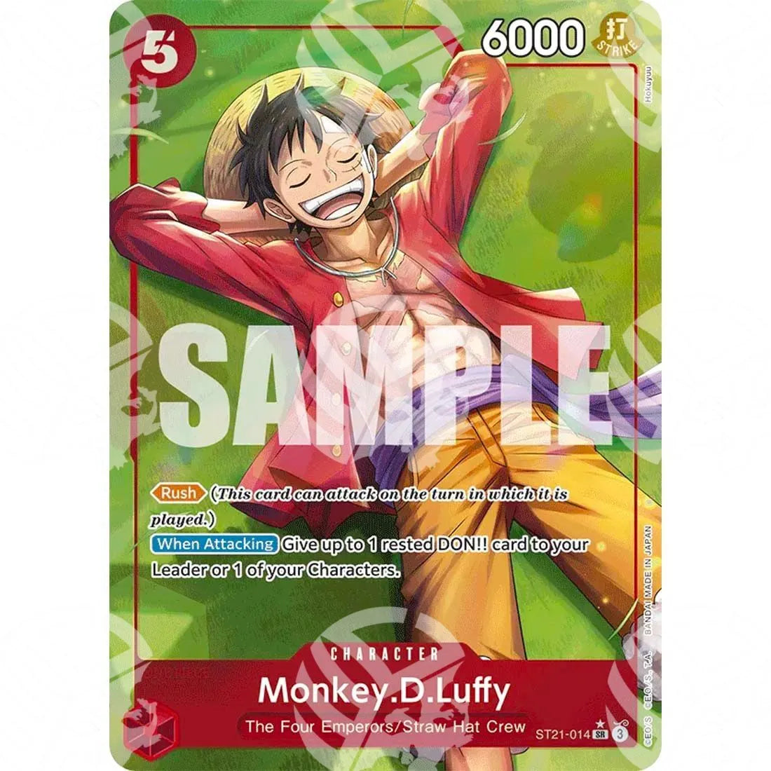 Starter Deck EX Gear 5 - Monkey.D.Luffy - Alternate Art-ST21-014a -548