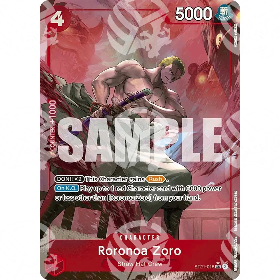 Starter Deck EX Gear 5 - Roronoa Zoro - Alternate Art-ST21-015a -560