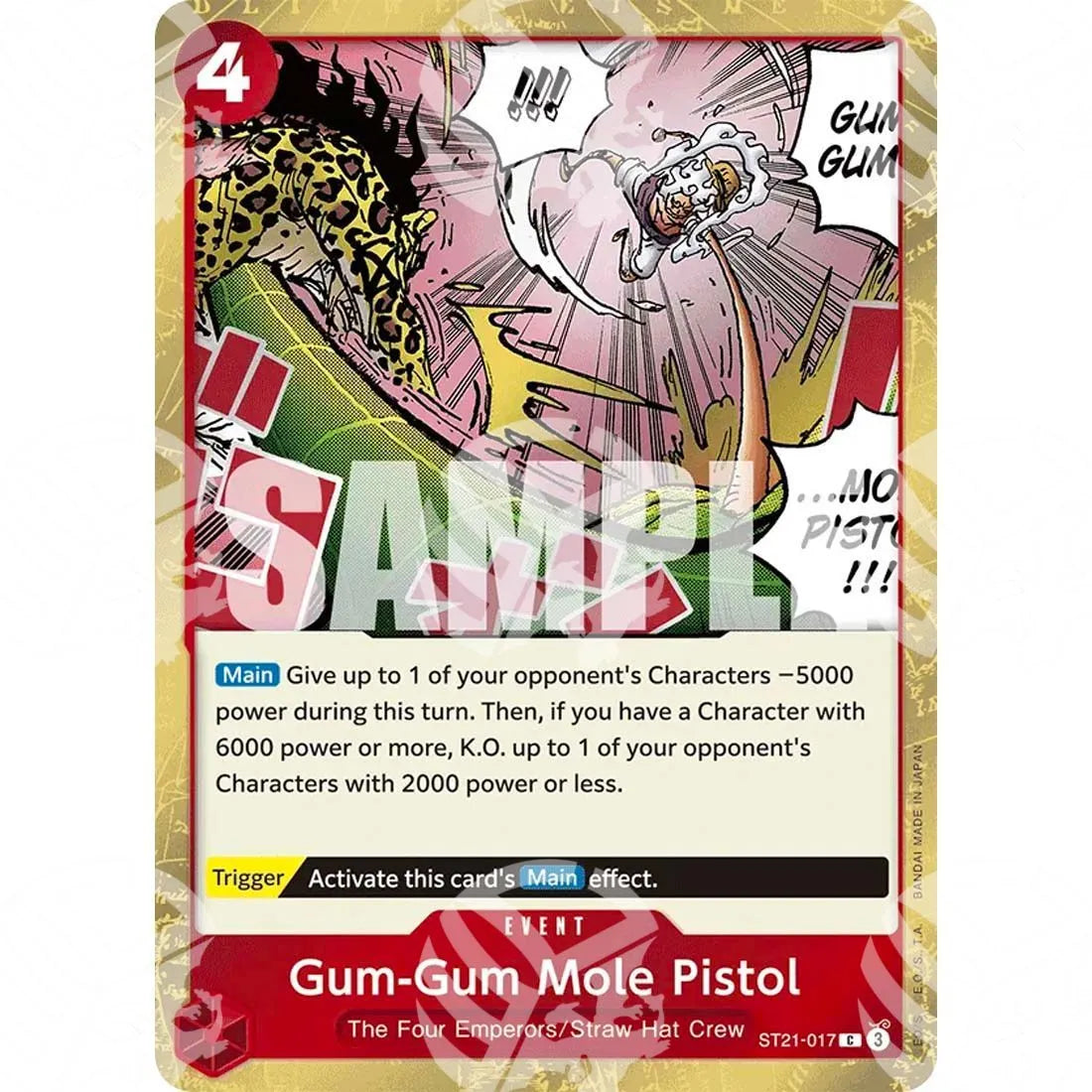 Starter Deck EX Gear 5 - Gum-Gum Mole Pistol-ST21-017 -541