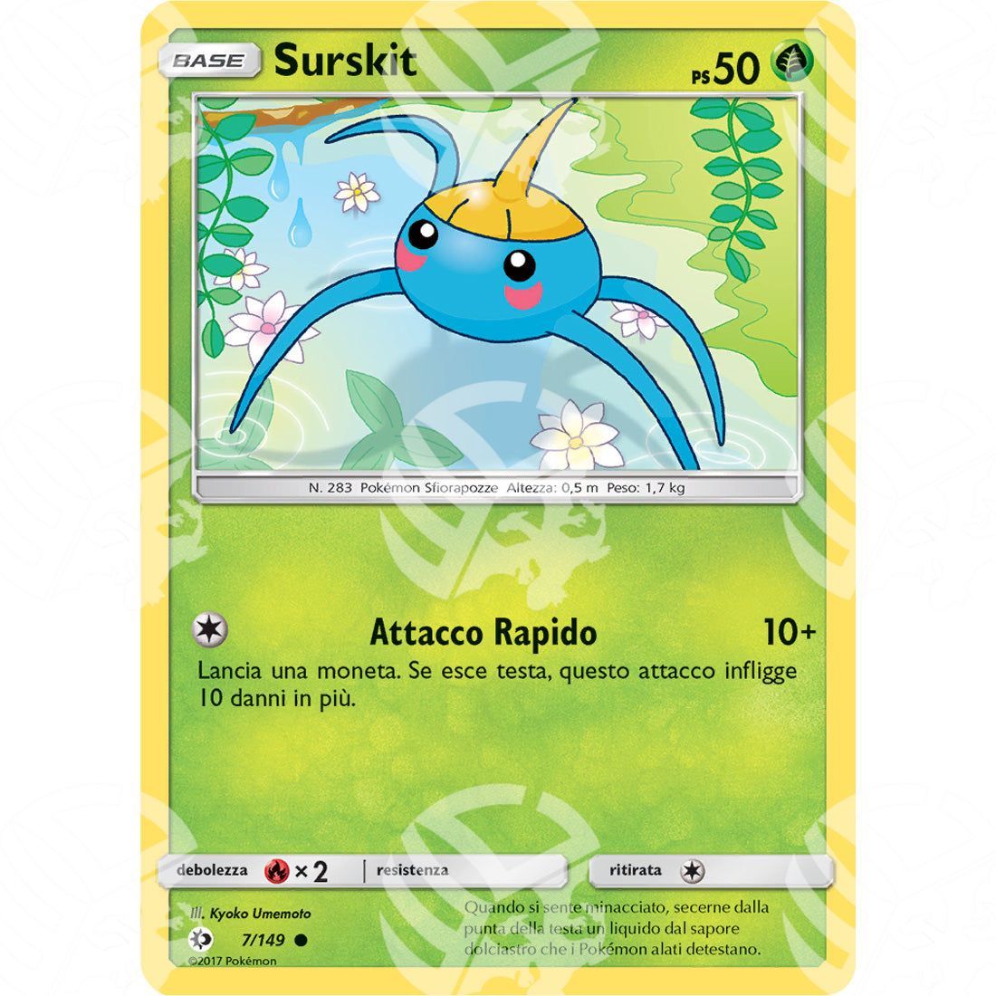 Sole & Luna - Surskit - 7/149 - Warcard - Sole & Luna - Surskit - 7/149 i prezzi più bassi sul mercato, solo da www.warcardshop.com! Carte singole, box, buste e mazzi.