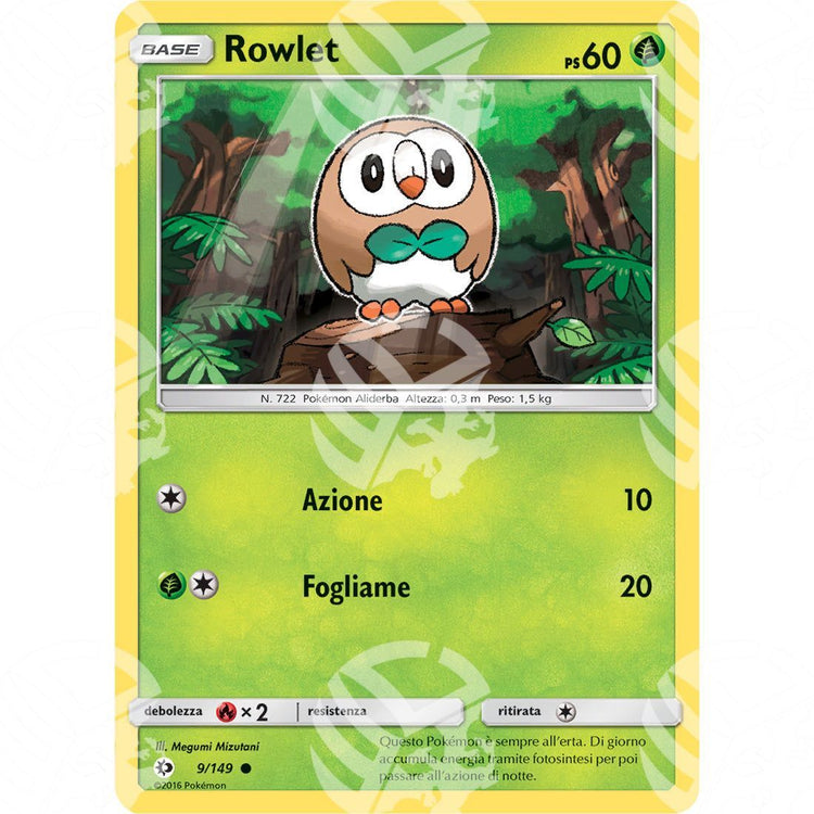 Sole & Luna - Rowlet - 9/149 - Warcard - Sole & Luna - Rowlet - 9/149 i prezzi più bassi sul mercato, solo da www.warcardshop.com! Carte singole, box, buste e mazzi.