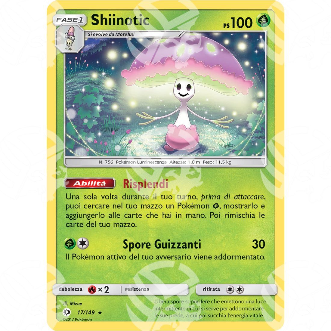 Sole & Luna - Shiinotic - Holo Rare 17/149 - Warcard - Sole & Luna - Shiinotic - Holo Rare 17/149 i prezzi più bassi sul mercato, solo da www.warcardshop.com! Carte singole, box, buste e mazzi.