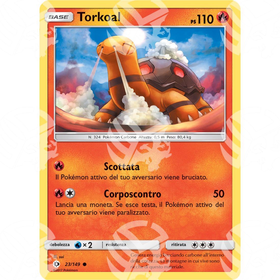 Sole & Luna - Torkoal - 23/149 - Warcard - Sole & Luna - Torkoal - 23/149 i prezzi più bassi sul mercato, solo da www.warcardshop.com! Carte singole, box, buste e mazzi.