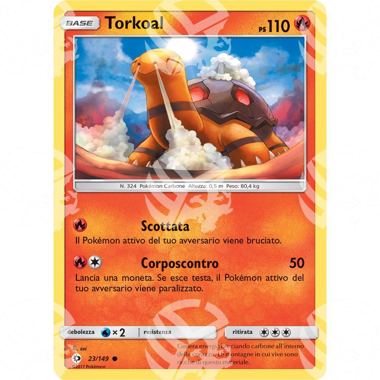 Sole & Luna - Torkoal - 23/149 - Warcard - Sole & Luna - Torkoal - 23/149 i prezzi più bassi sul mercato, solo da www.warcardshop.com! Carte singole, box, buste e mazzi.