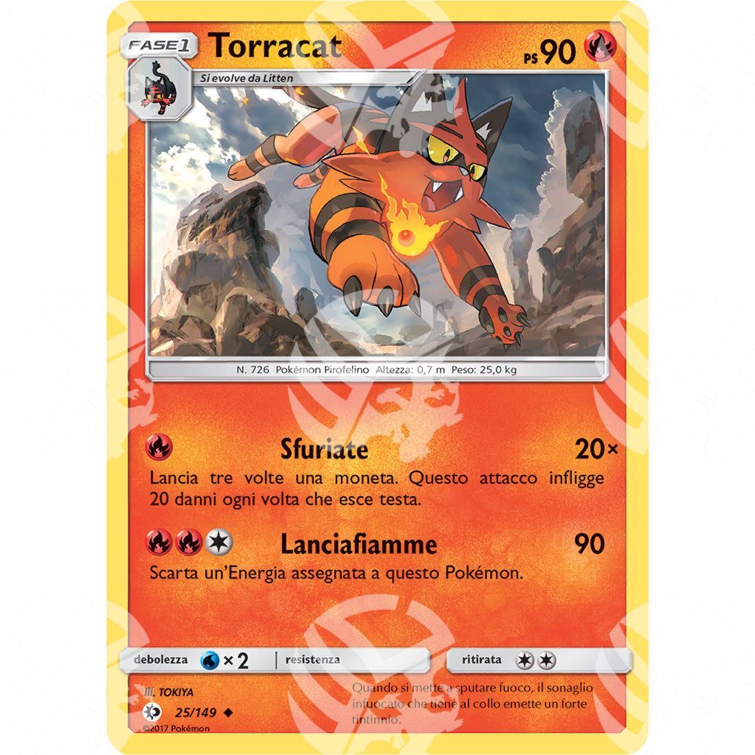 Sole & Luna - Torracat - 25/149 - Warcard - Sole & Luna - Torracat - 25/149 i prezzi più bassi sul mercato, solo da www.warcardshop.com! Carte singole, box, buste e mazzi.
