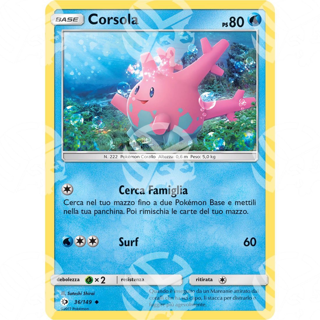 Sole & Luna - Corsola - 36/149 - Warcard - Sole & Luna - Corsola - 36/149 i prezzi più bassi sul mercato, solo da www.warcardshop.com! Carte singole, box, buste e mazzi.