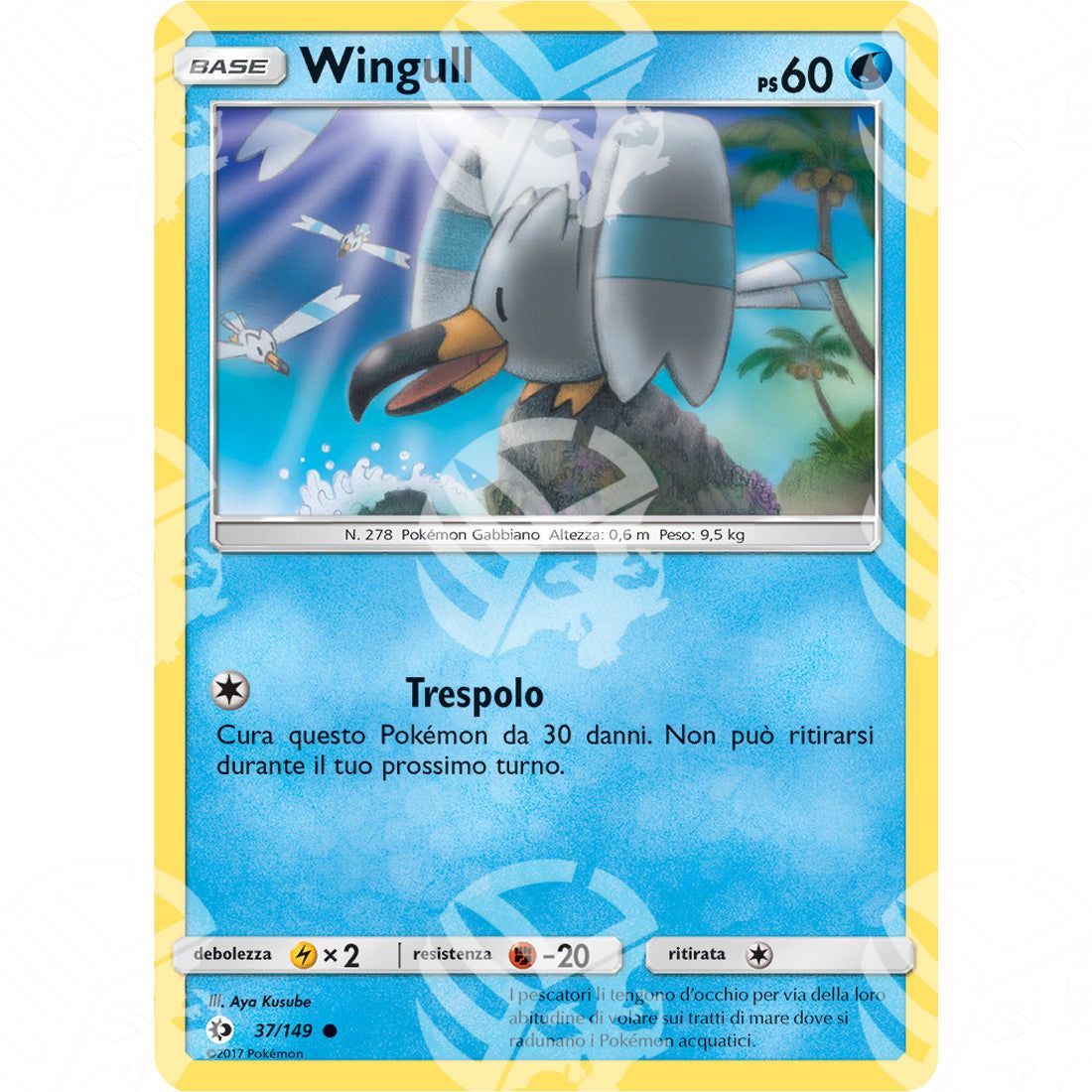 Sole & Luna - Wingull - 37/149 - Warcard - Sole & Luna - Wingull - 37/149 i prezzi più bassi sul mercato, solo da www.warcardshop.com! Carte singole, box, buste e mazzi.