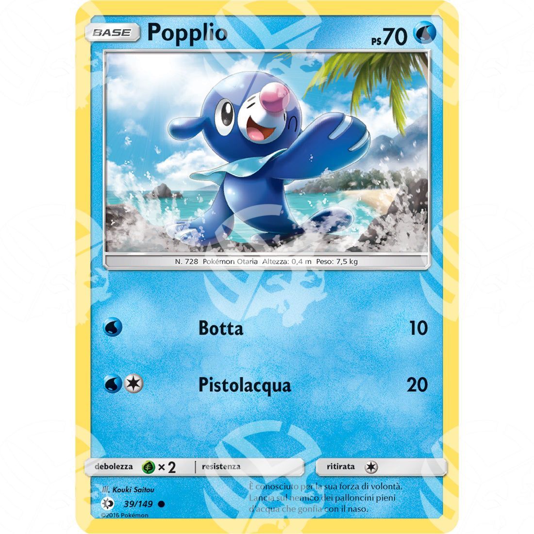 Sole & Luna - Popplio - 39/149 - Warcard - Sole & Luna - Popplio - 39/149 i prezzi più bassi sul mercato, solo da www.warcardshop.com! Carte singole, box, buste e mazzi.